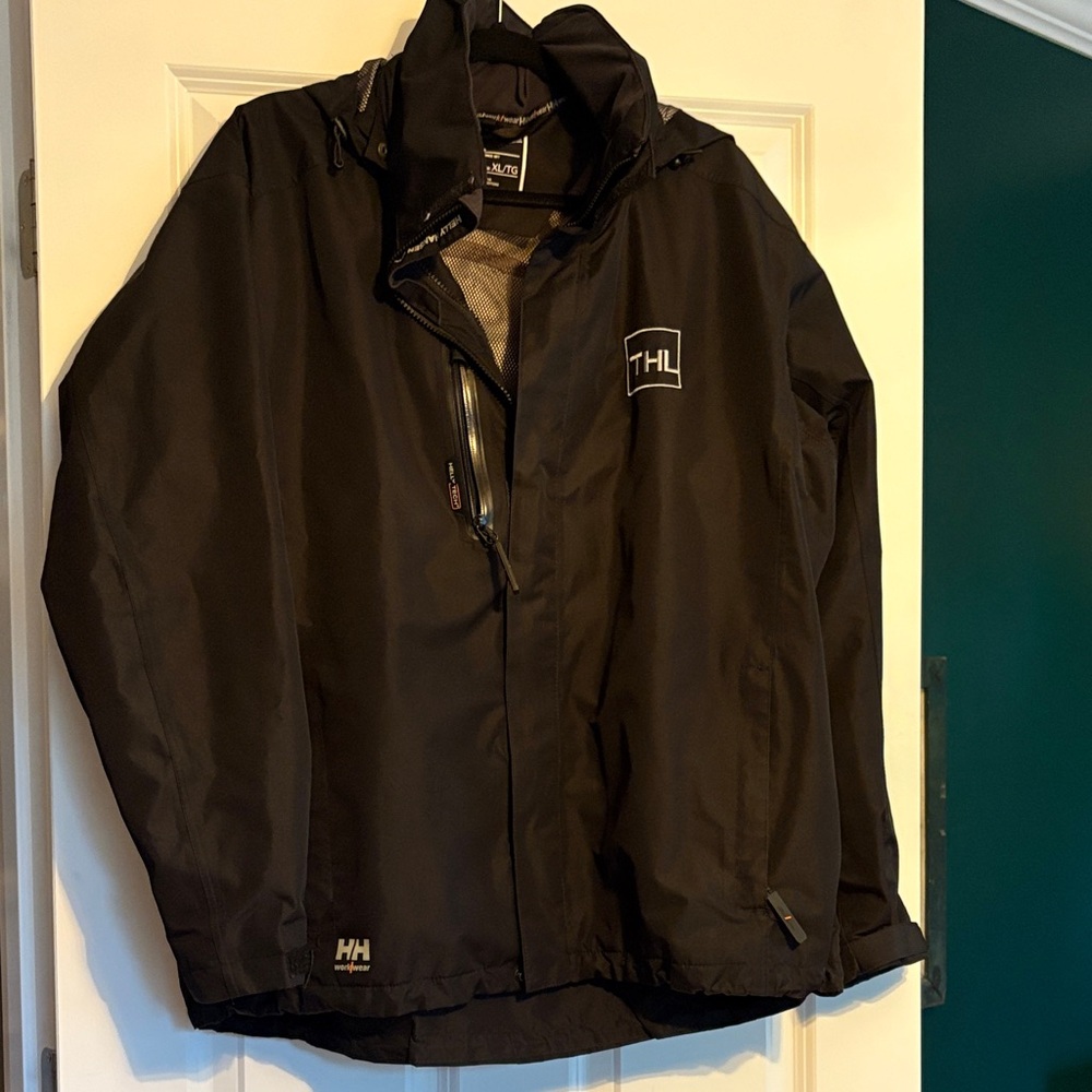 Helly Hansen Black Work Wear Raincoat for Men